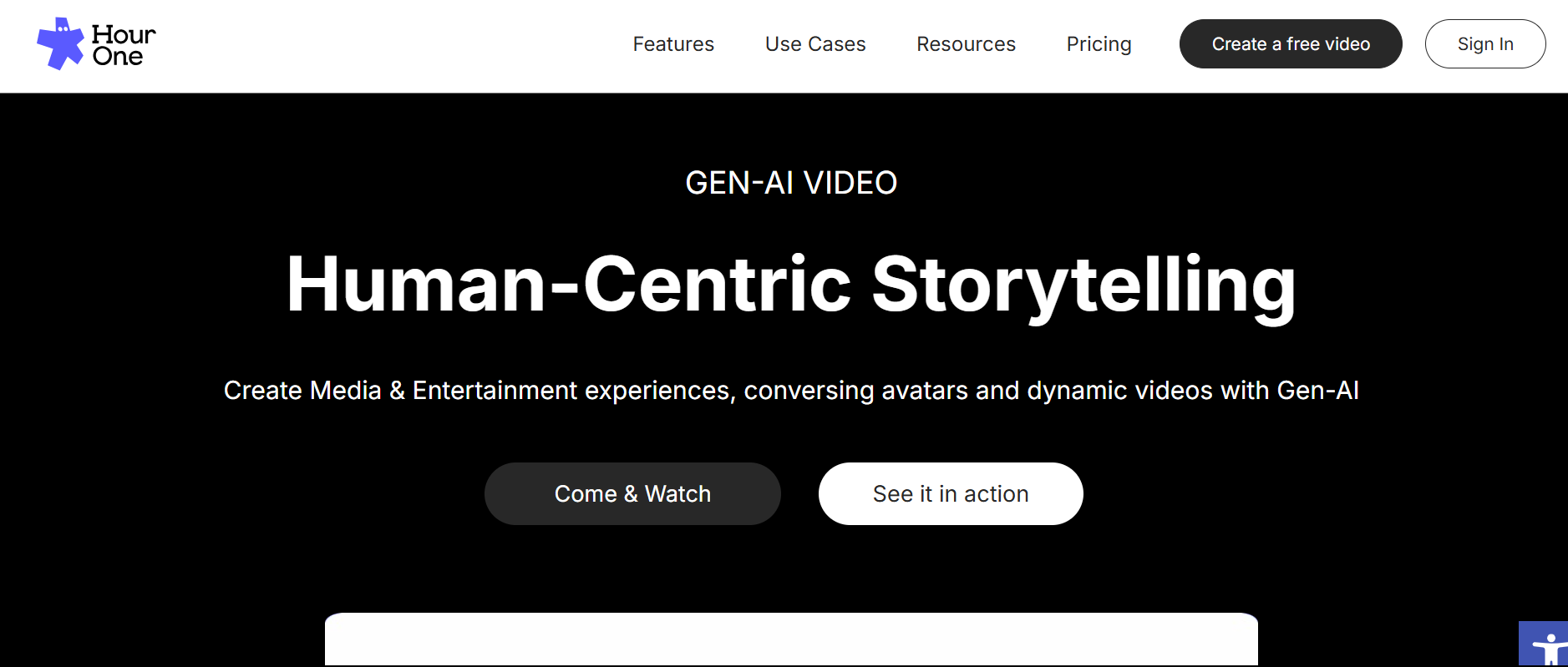 Hour One influencer generator tool