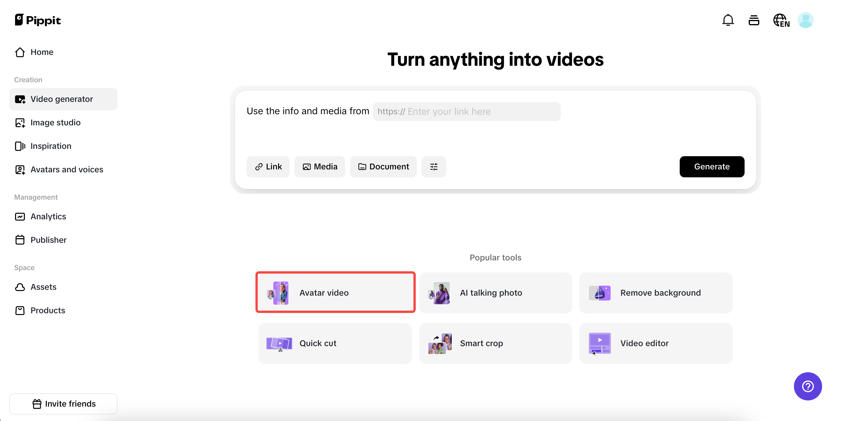 Piliin ang isang avatar