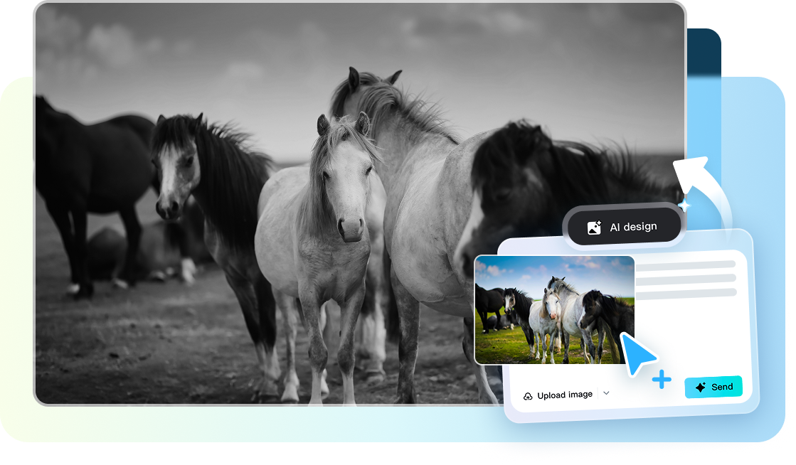 Quickly convert any photo using the CapCut grayscale image converter