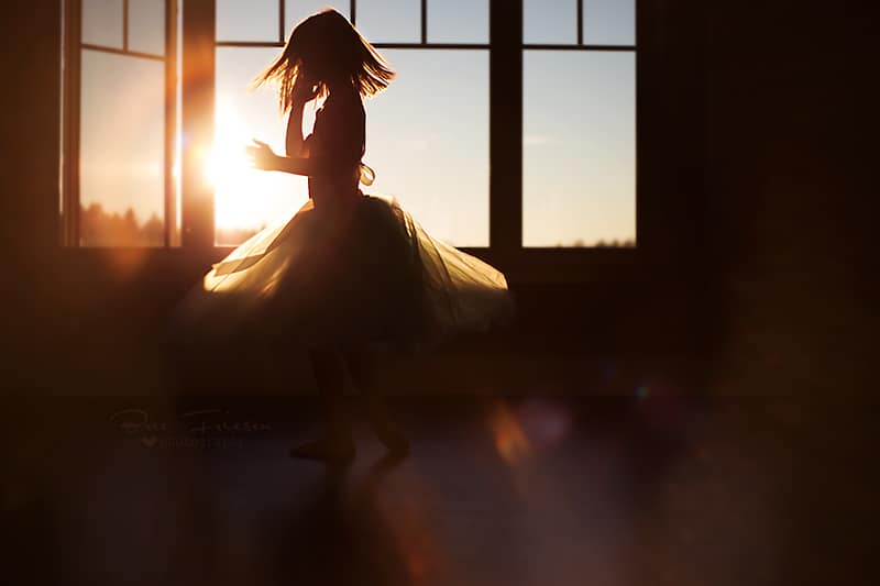 An example of backlight photography