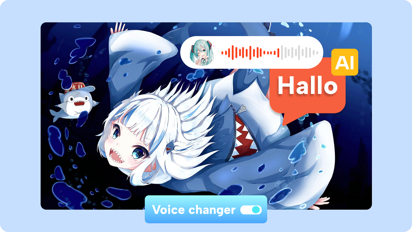 Gerador de voz anime ai
