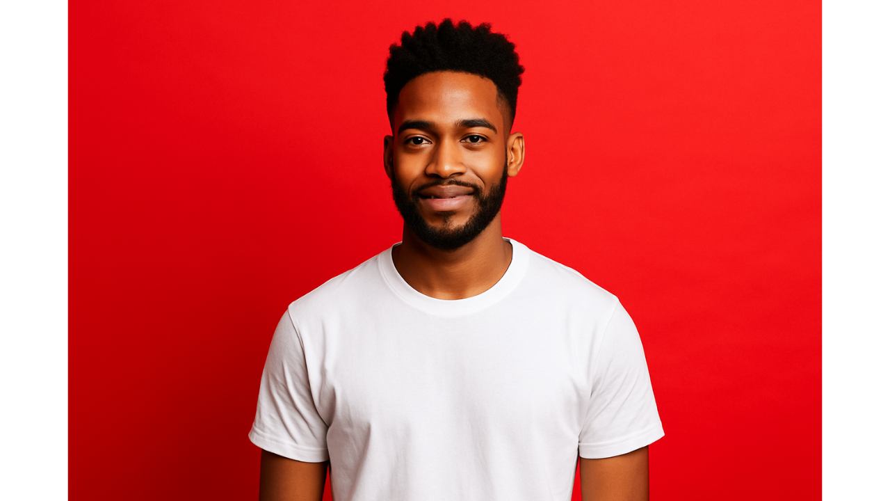 Profile with color burst