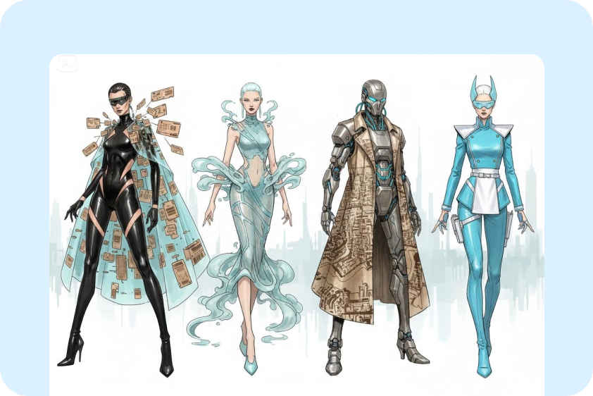 Convert photo to sketch pencil for fashion illustration