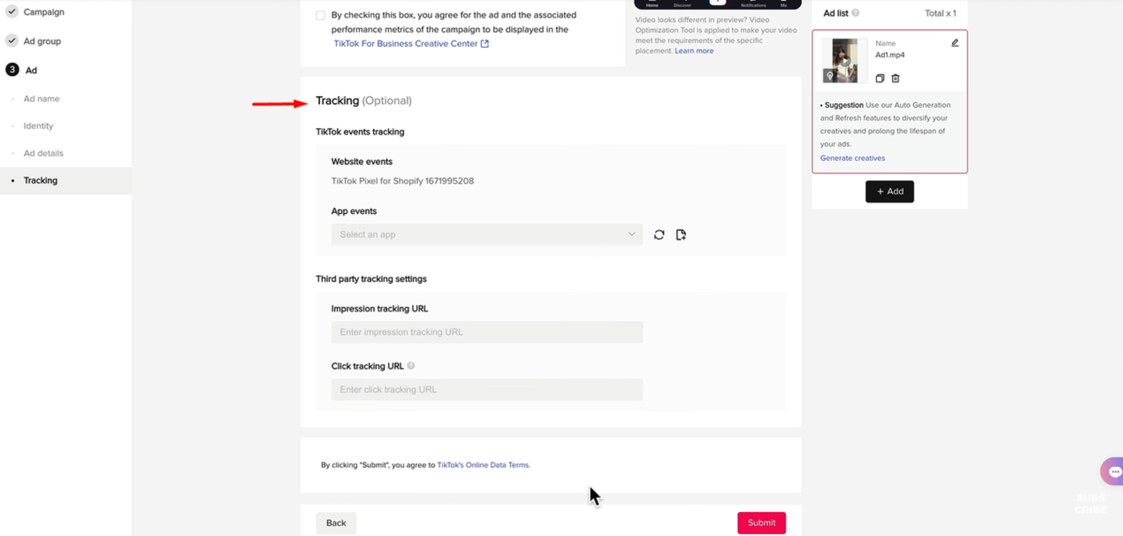 A TikTok hirdetés teljesítményének nyomon követése
