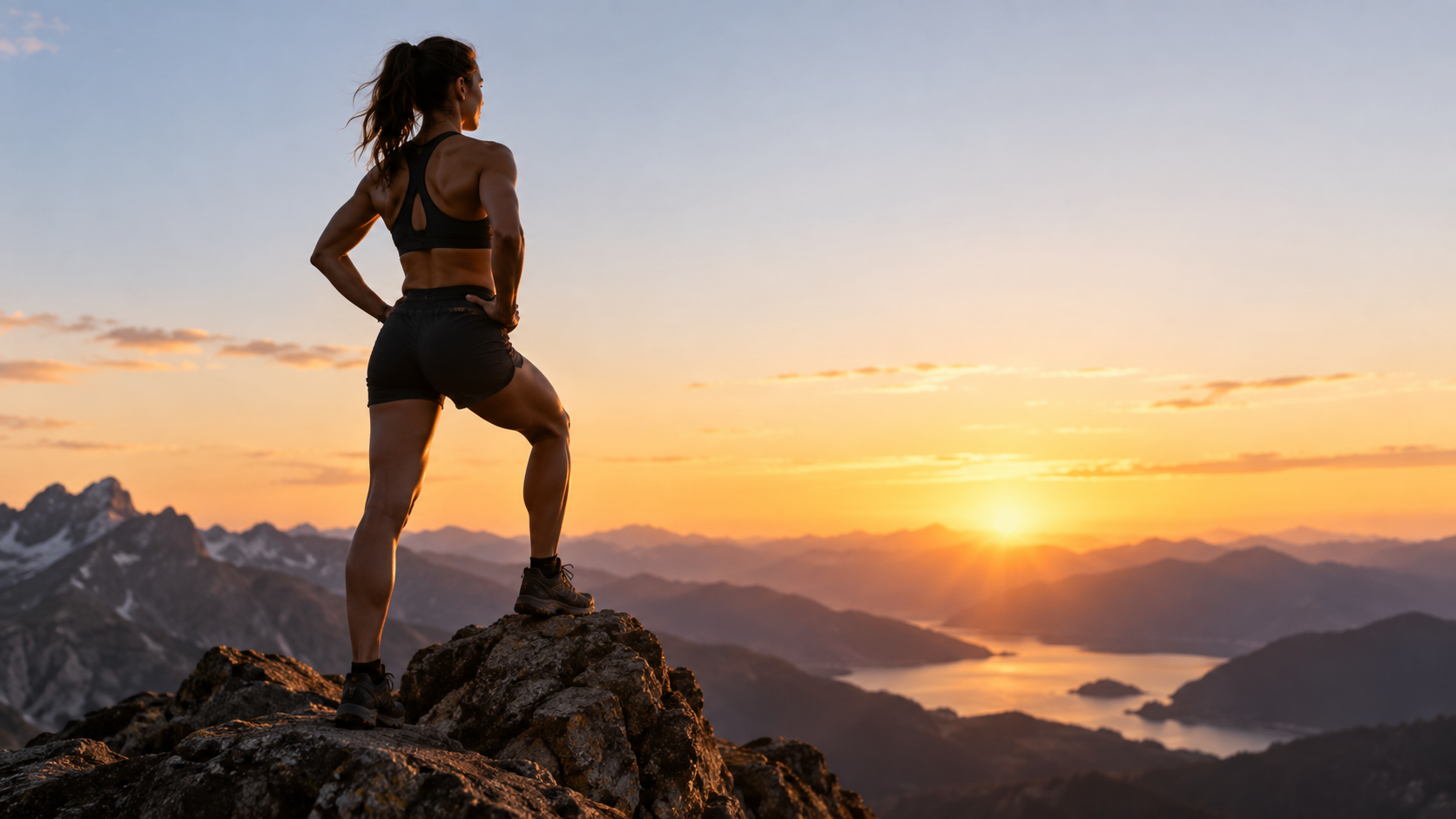 Training season trend prompt image — Finish-line progress frame