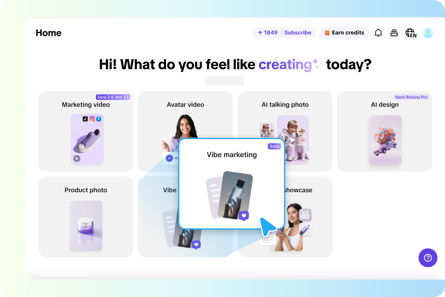 Writing prompt in Marketing agent