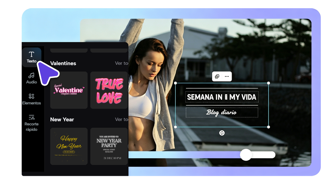 crear videos con música