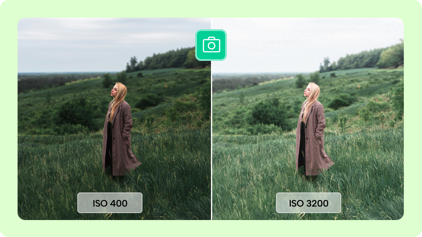 high iso vs low iso