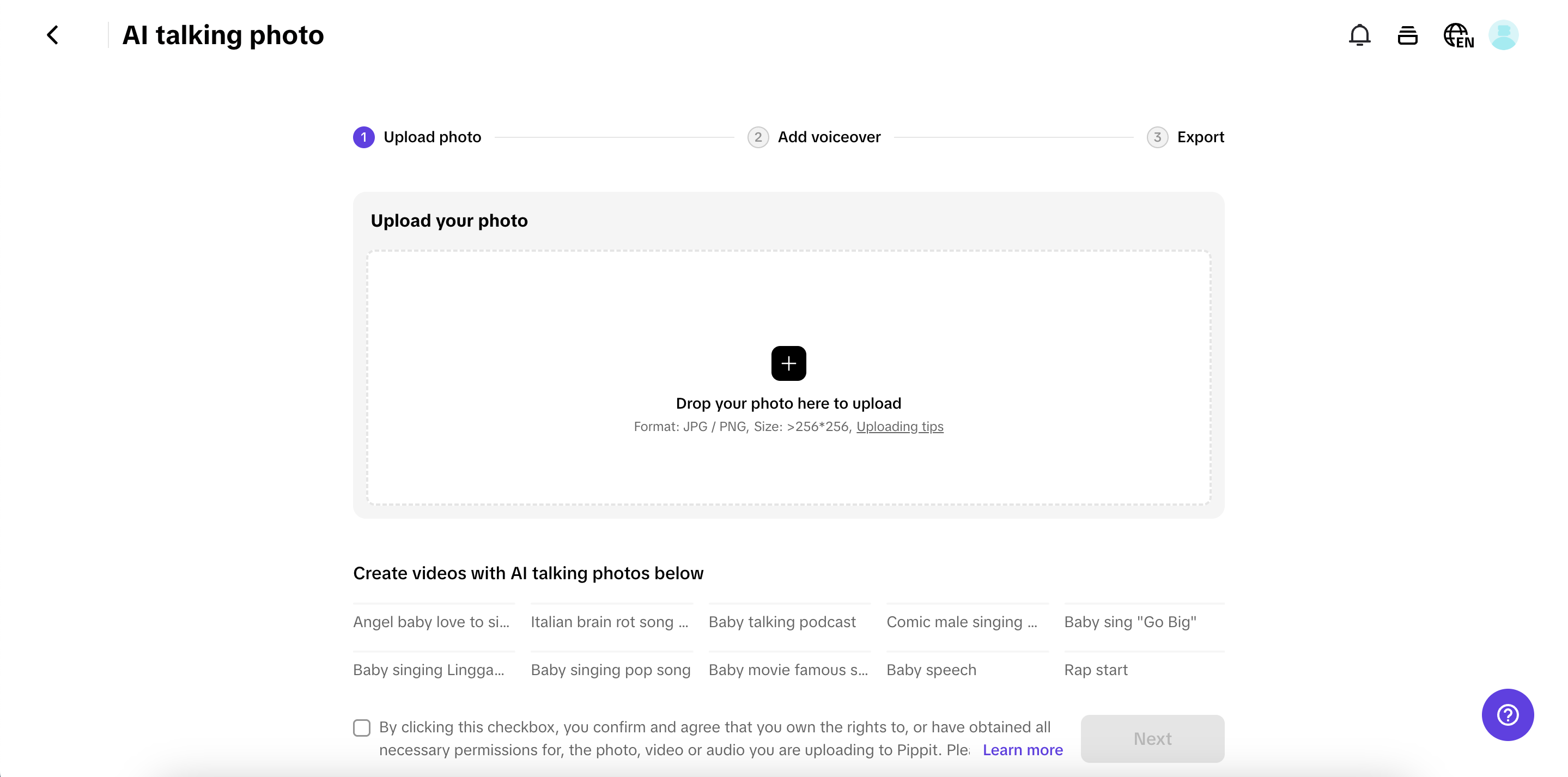 Create AI product images