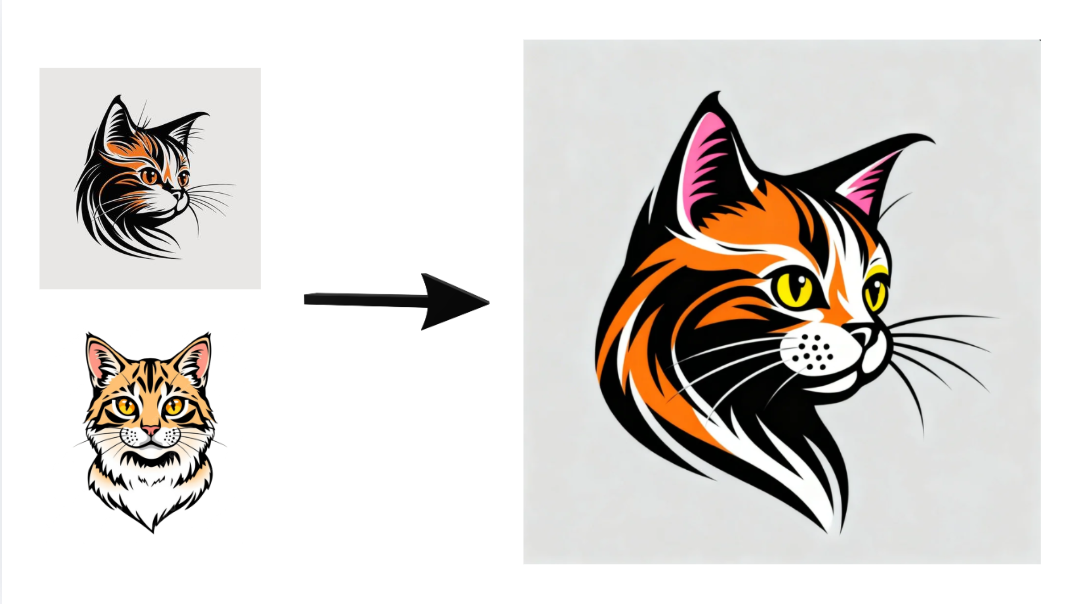 AI logo blender
