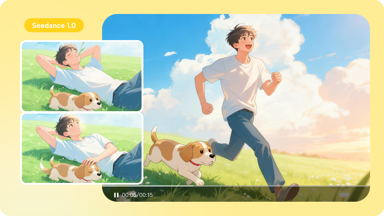  create anime video sequences from multiple scenes