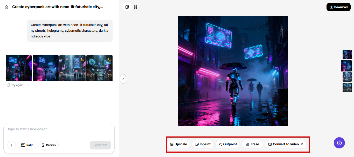 Herramientas de edición de IA en Pippit