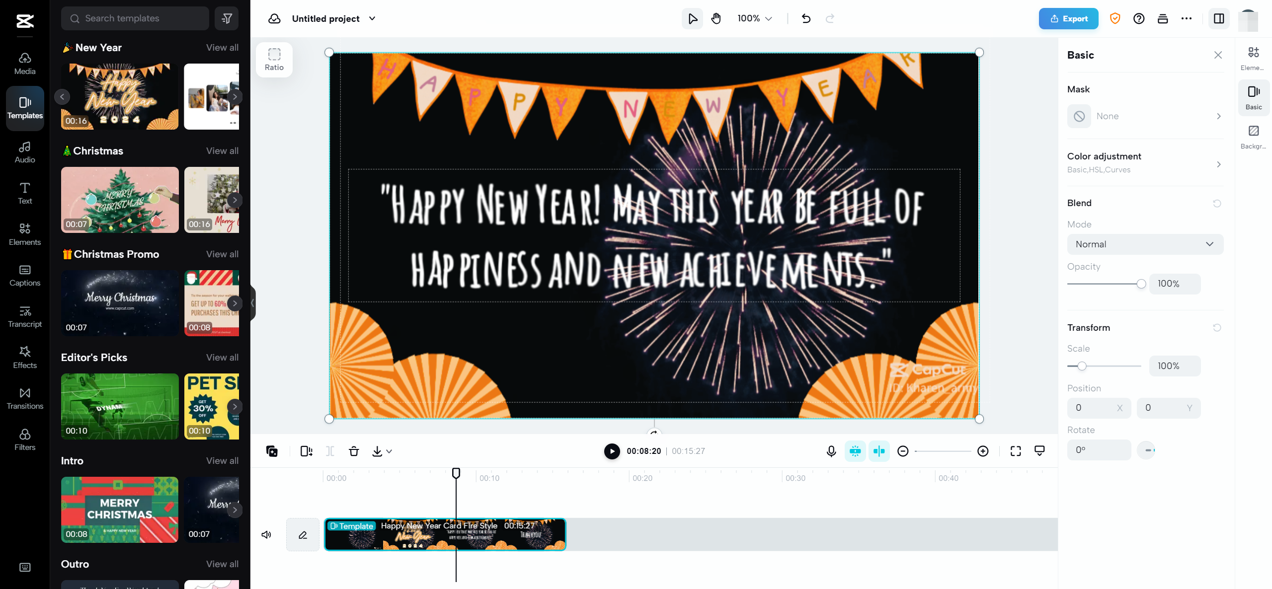 Amplía tu experiencia con el CapCut editor de video en línea