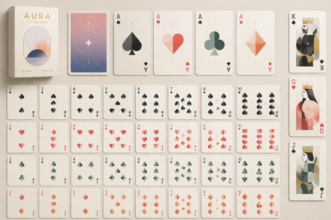 Prompt for a minimal modern art deck