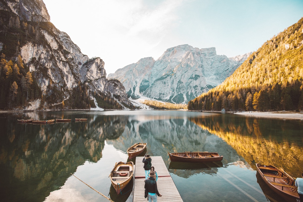 Landscapes with reflections