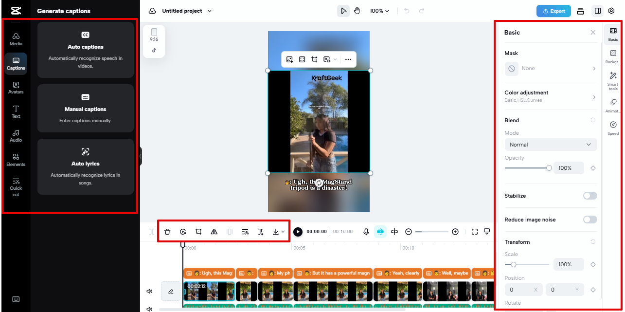 Pippit video editor