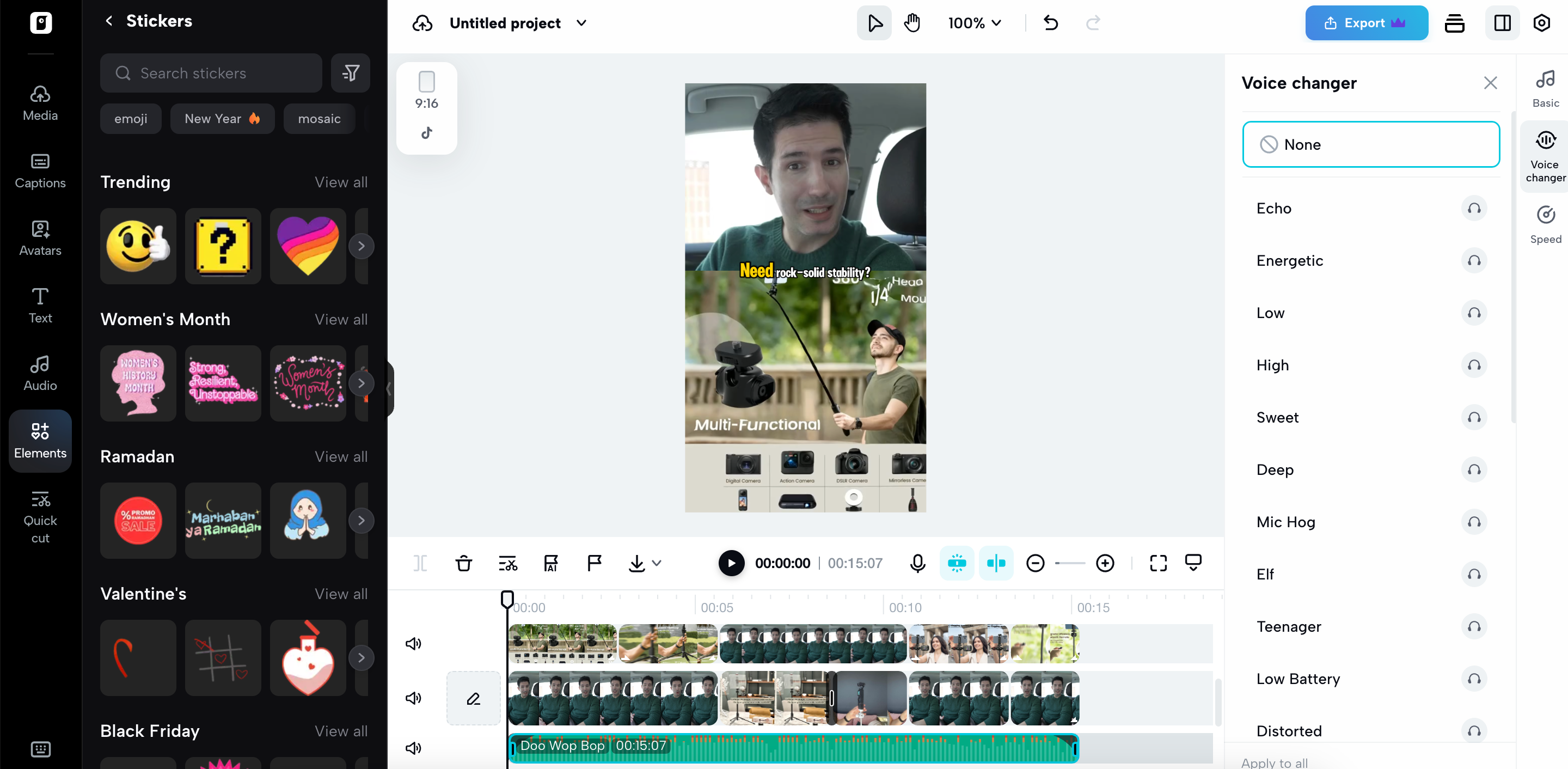Elements and sound effects