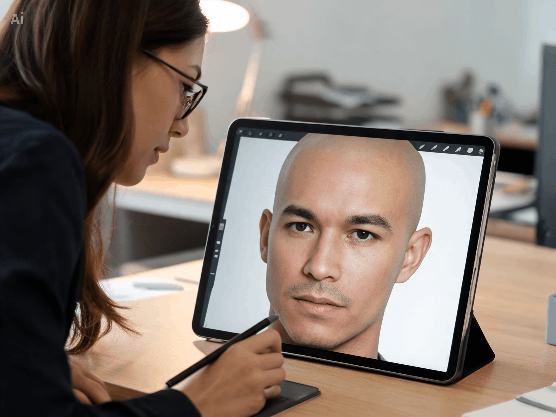 Portrait retouch planning