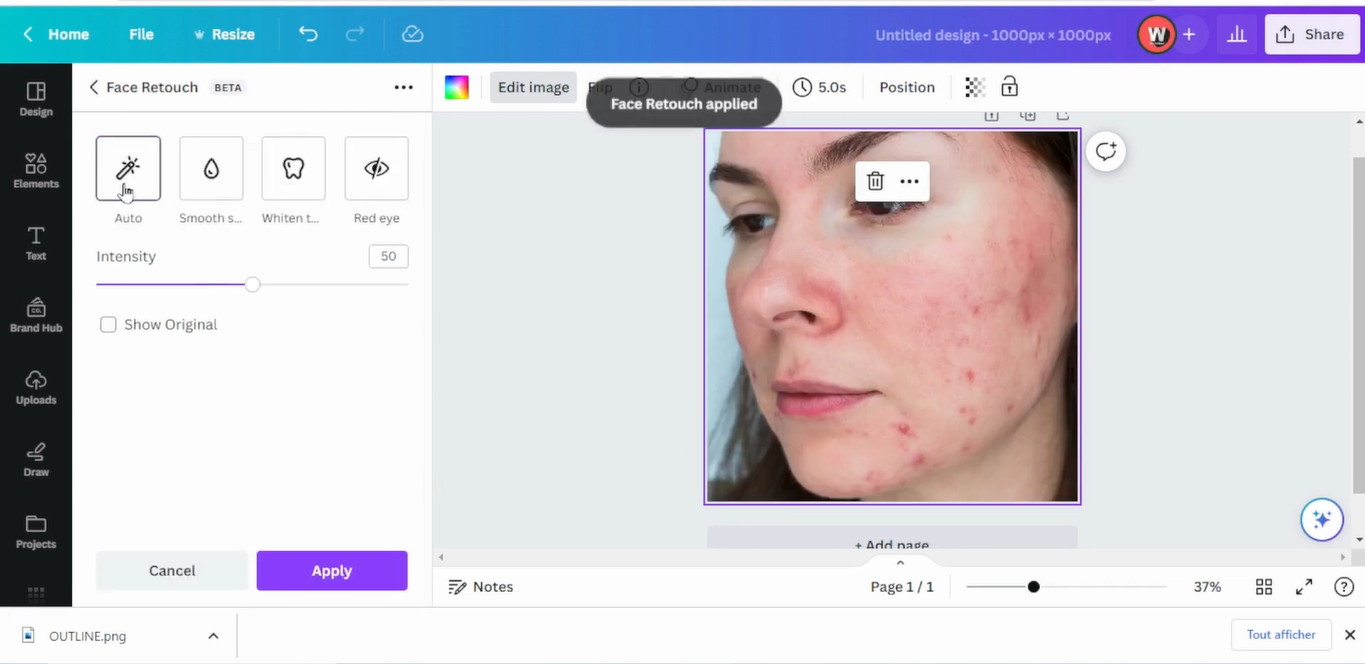 Canva Video Editor - Trucco AI online