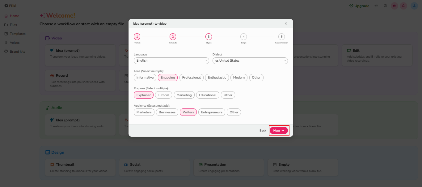 Como fazer vídeo a partir de texto