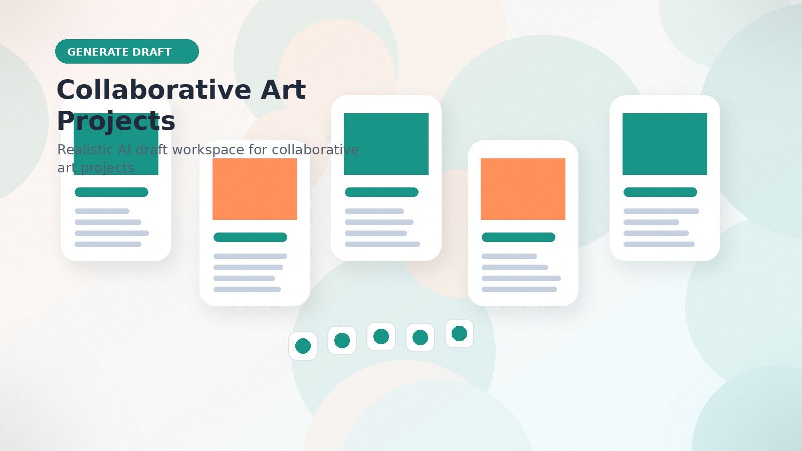 Collaborative Art Projects realistic generate draft visual for collaborative art projects