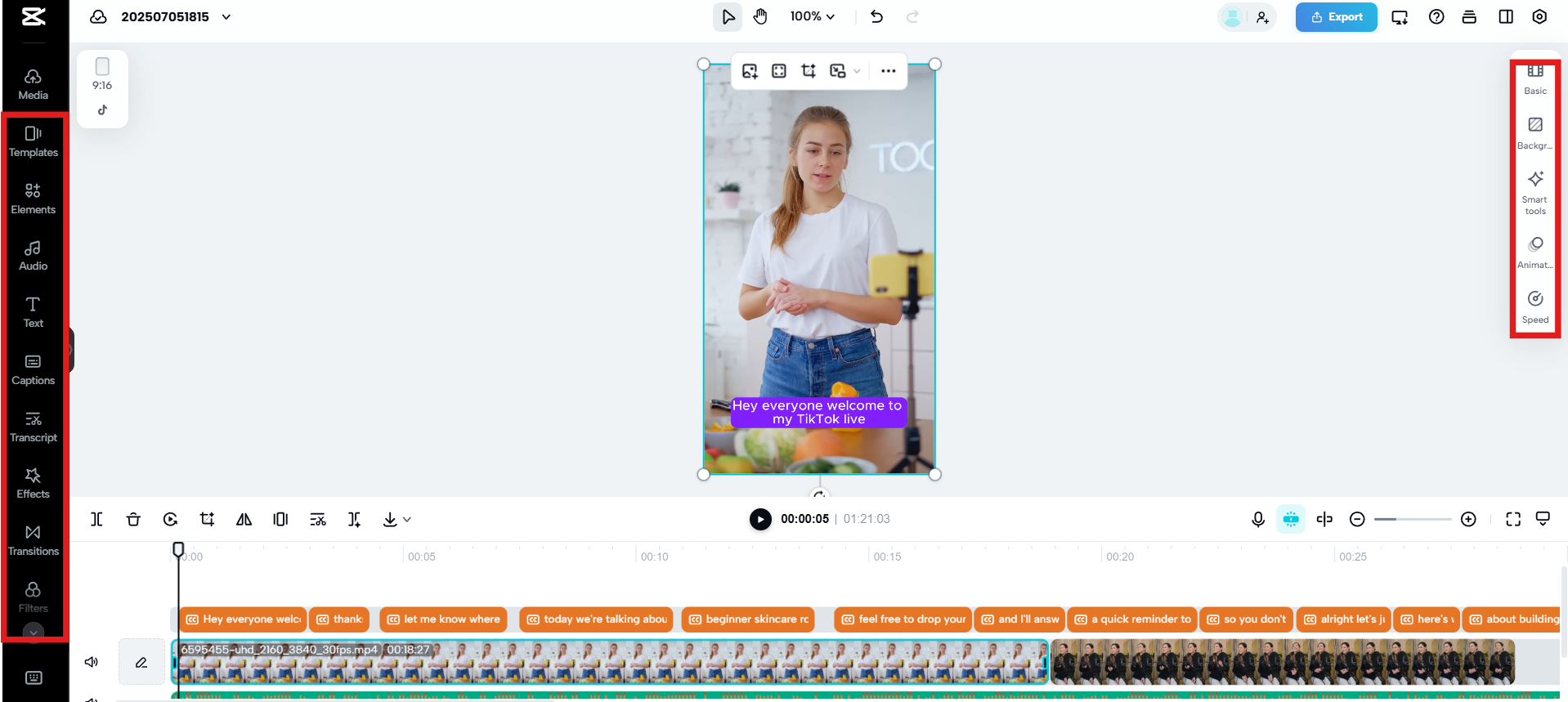 Szerkessze a videóját