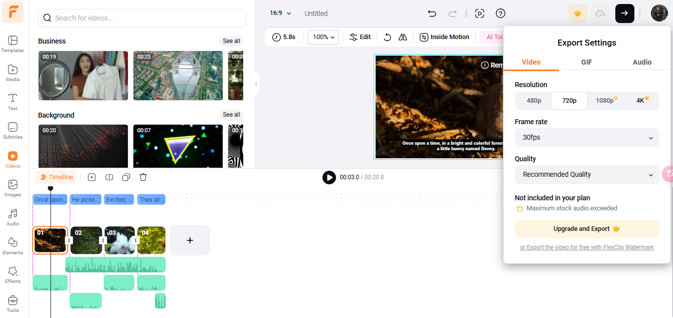 Editar y exportar el video