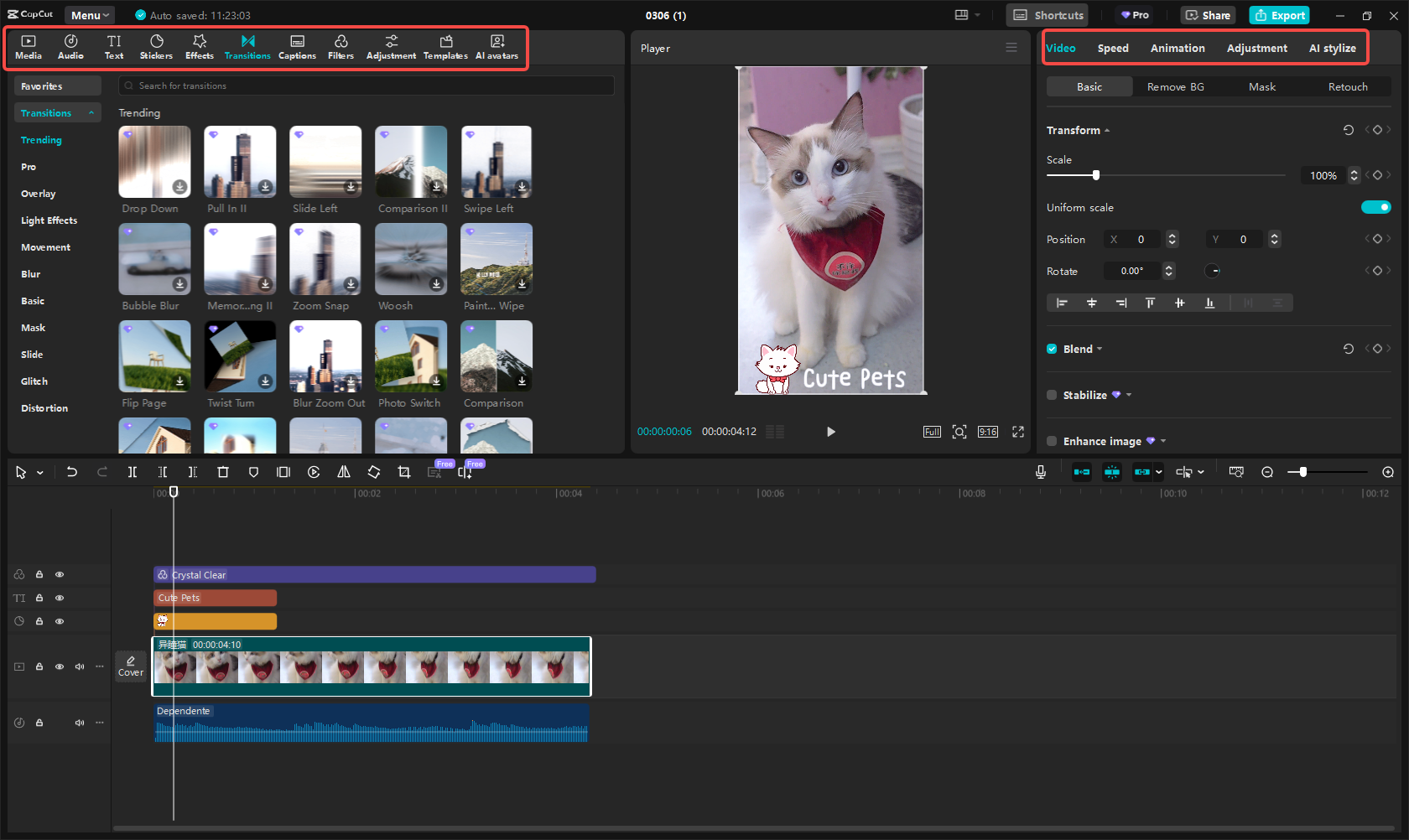 Edit the Reel