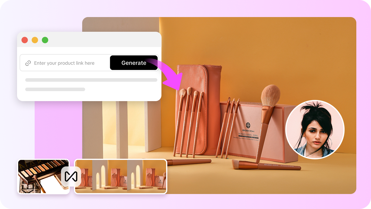 make makeup advertisement content