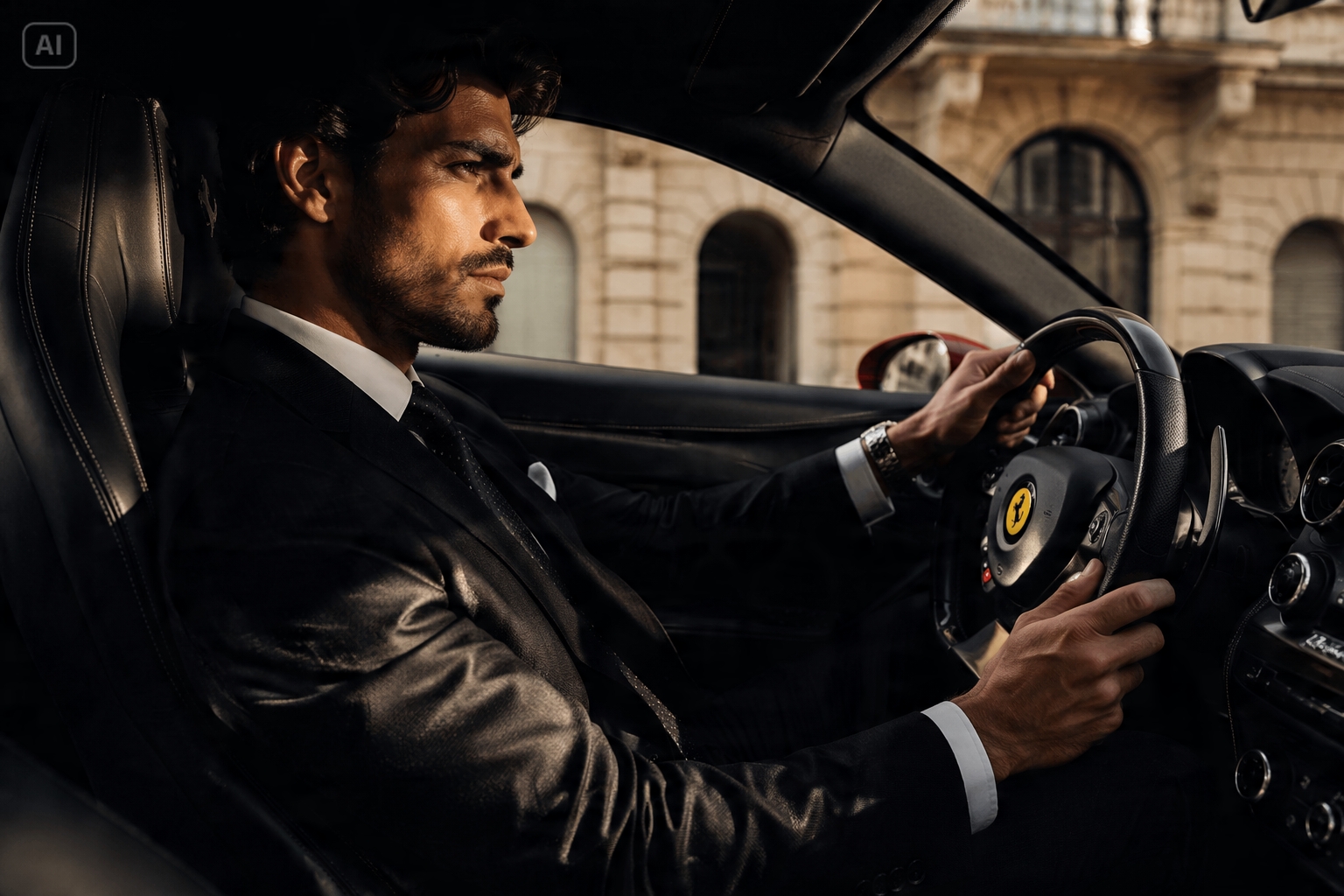 Luxury Ferrari Vogue Cinematic Photoshoot