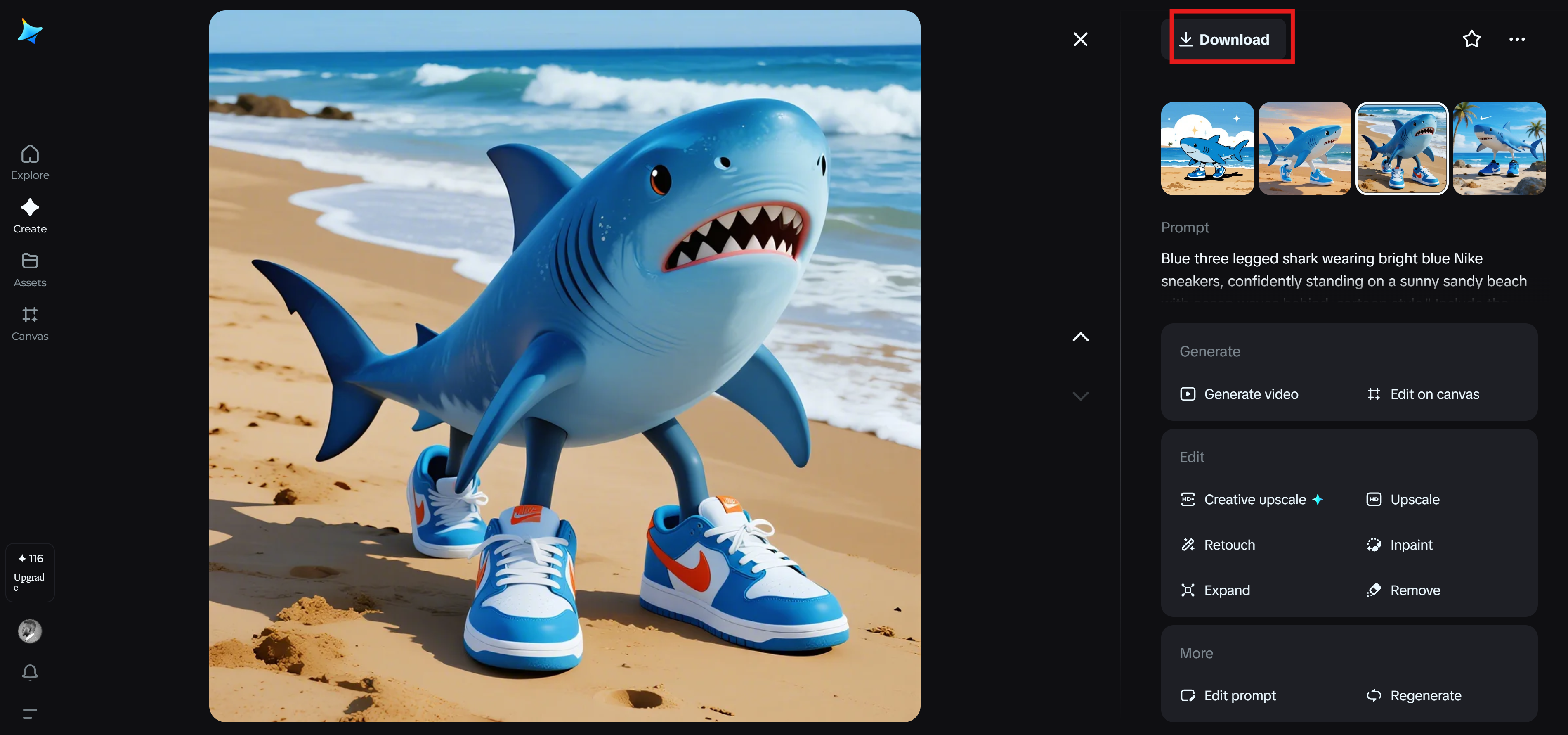 Italian brainrot Tralalero Tralala