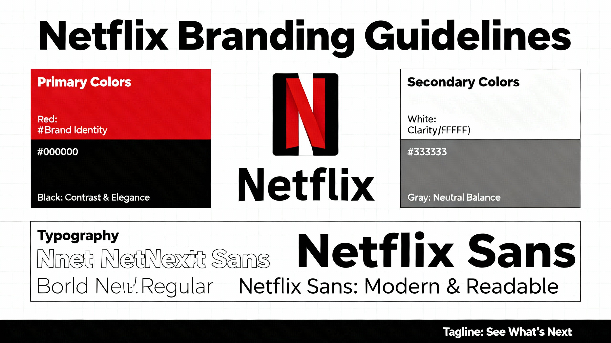 Netflix's branding kit