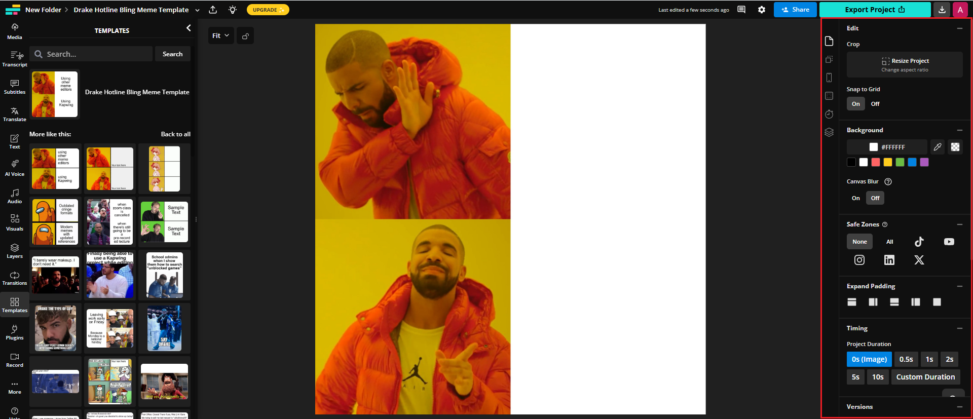meme maker kapwing