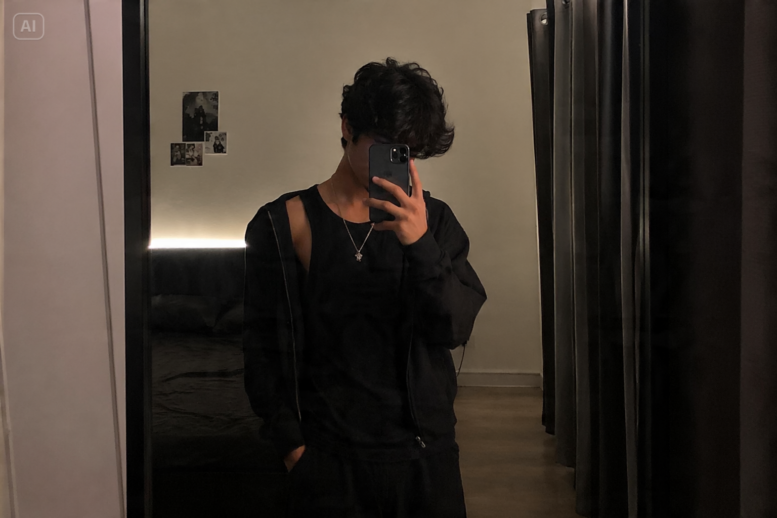 Spiegel Selfie Junge Stil