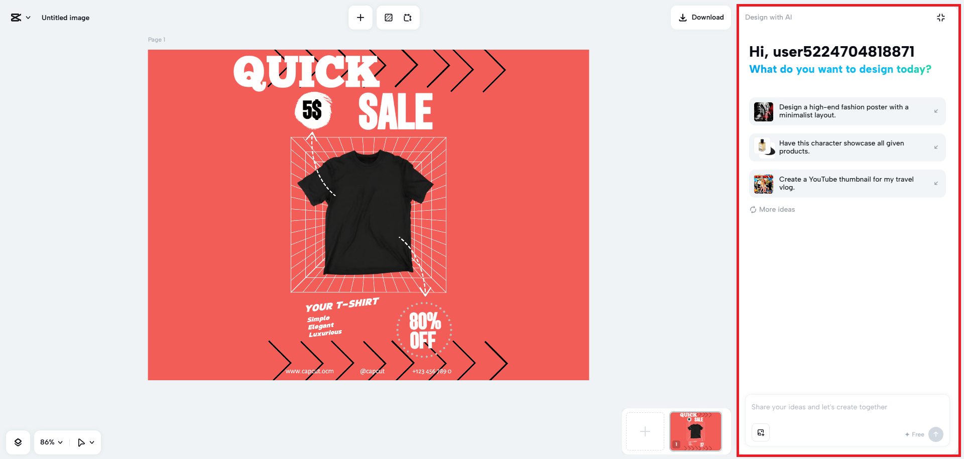 Use AI design for further refinement