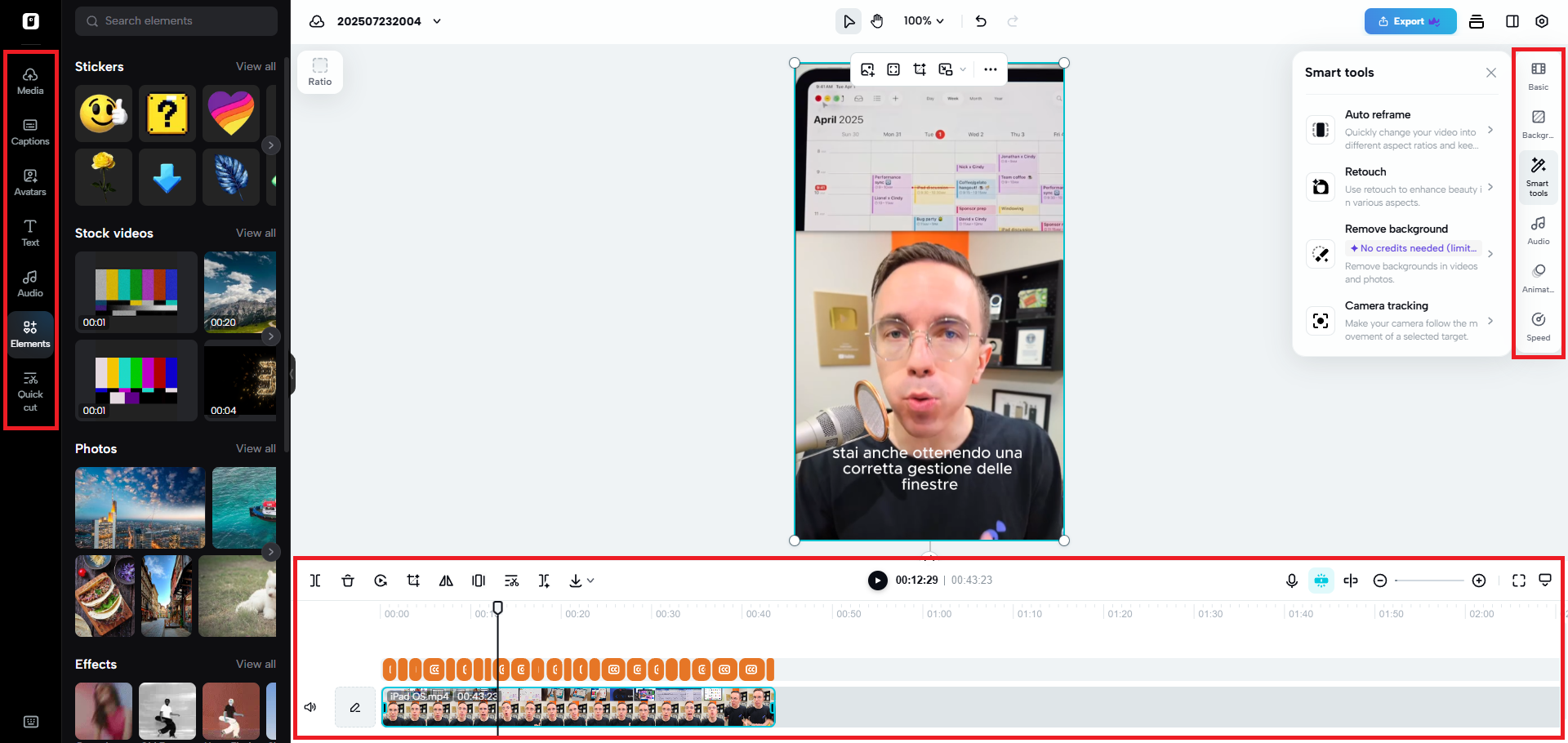 Perform any final edits