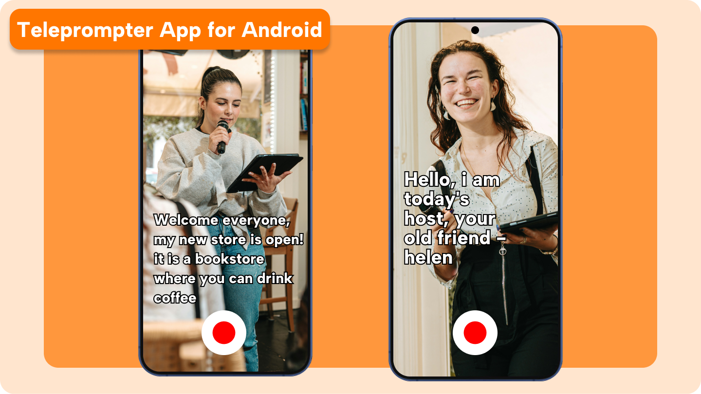 Teleprompter-App für Android