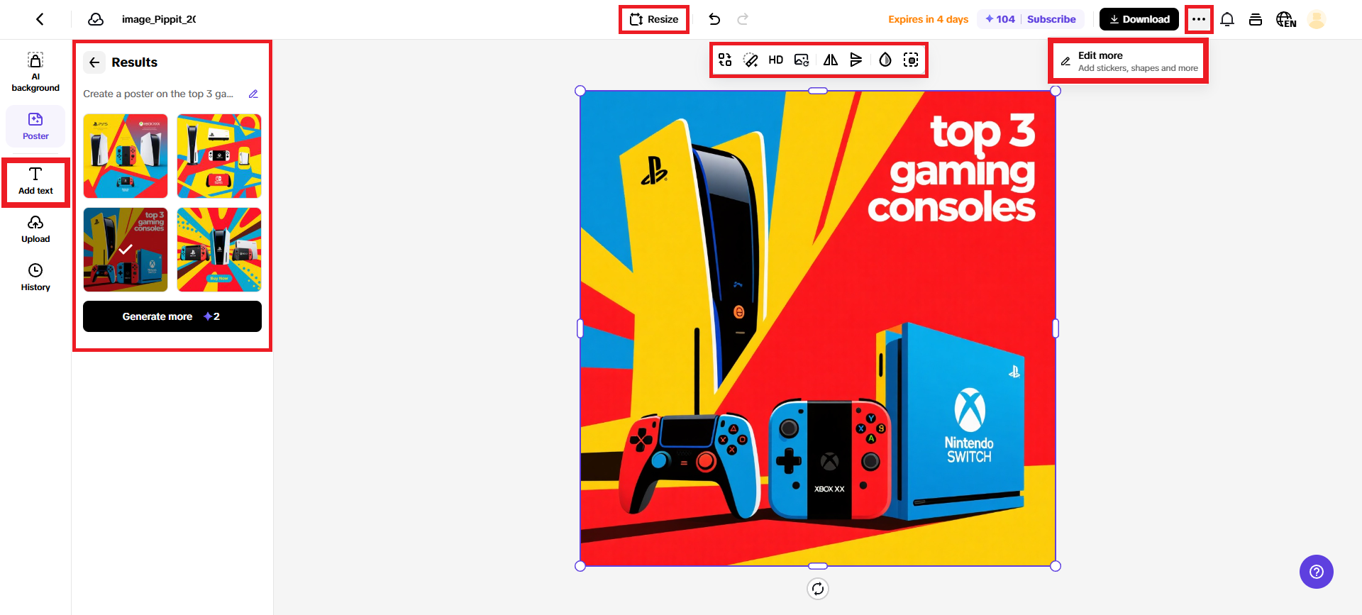 Customize your poster