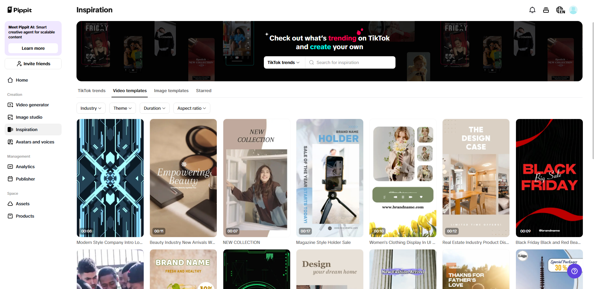Nako-customize na template