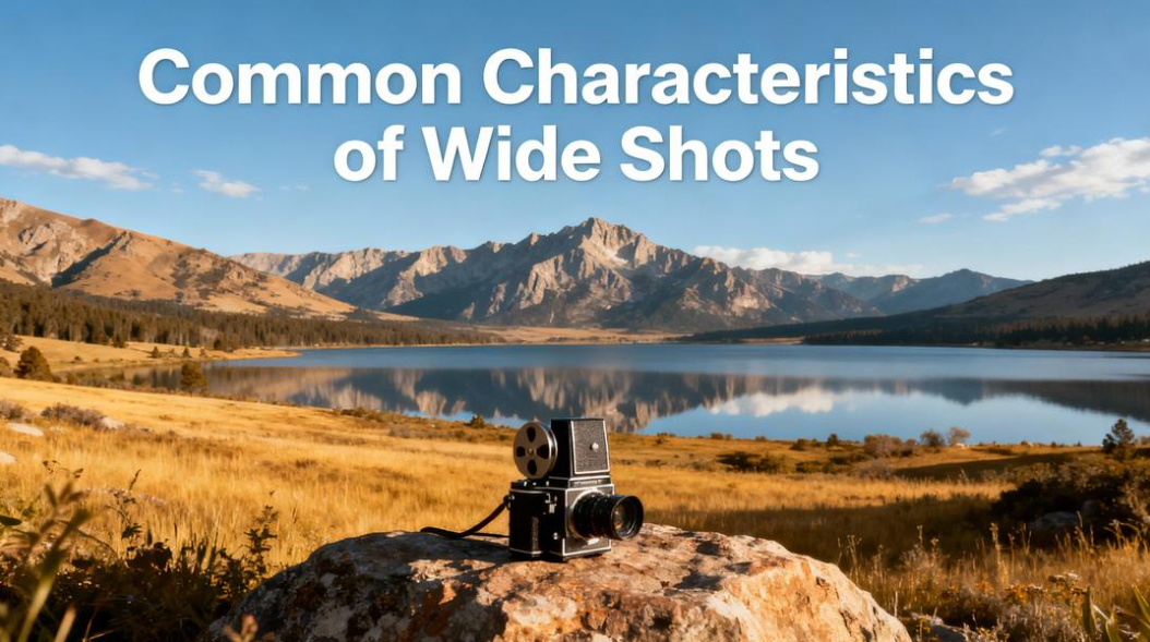 Distinctive characteristics of a wide shot