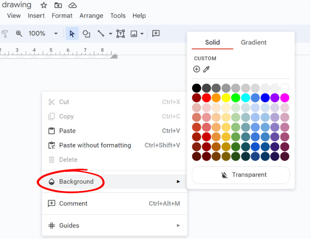 Kies achtergrond- en opmaaktools