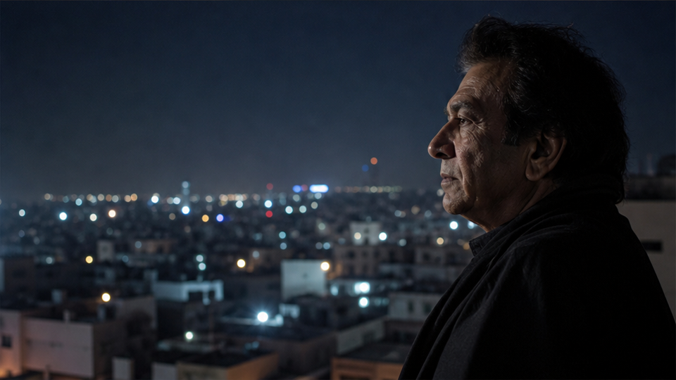 Ahmad Faraz Poetry Video prompt example 3 - Turning Pages Into A Moonlit Literary Finale