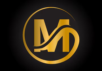 Luxus logó tervezés kreatív monogrammal