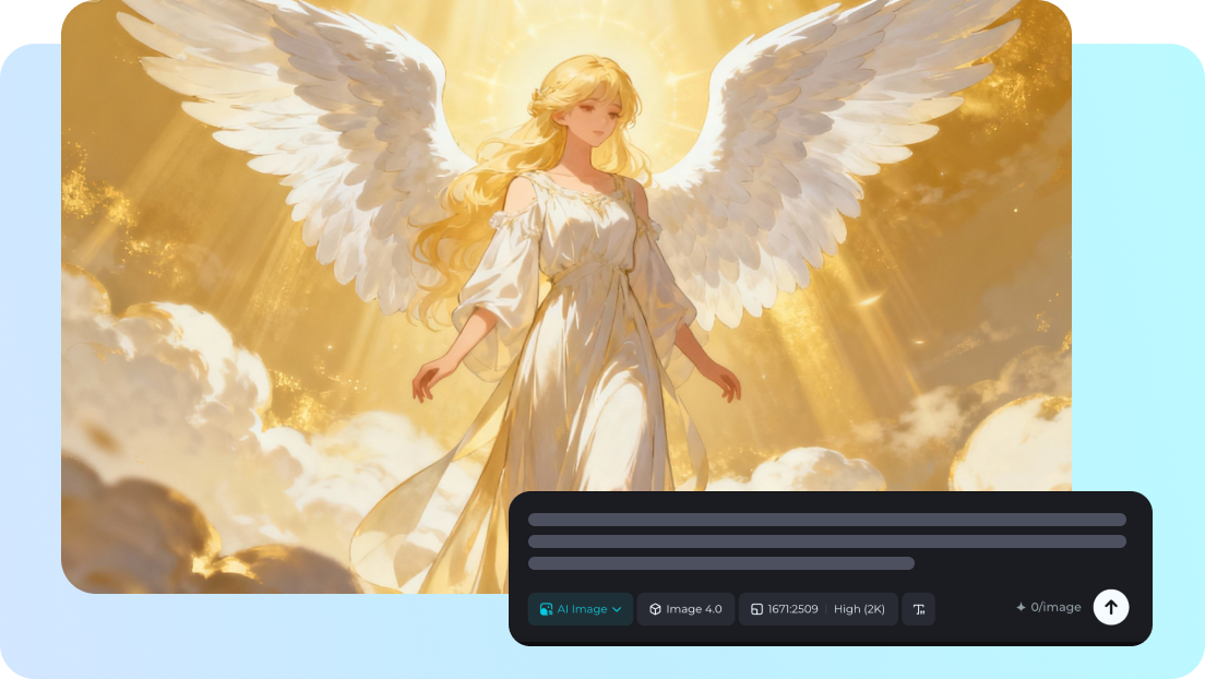 AI character maker with text