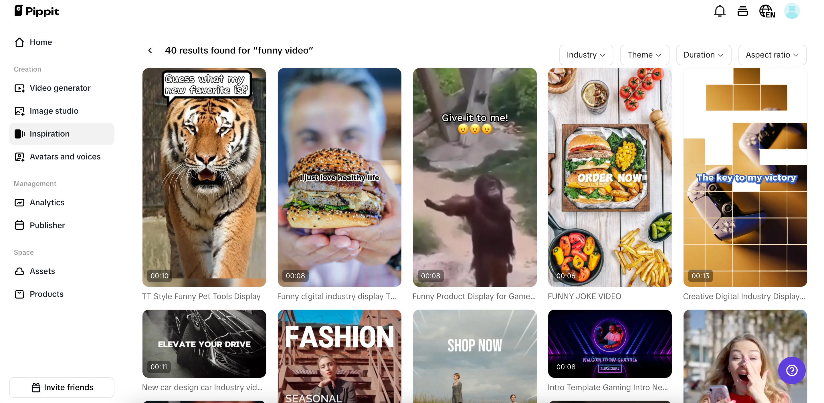 Customizable video templates