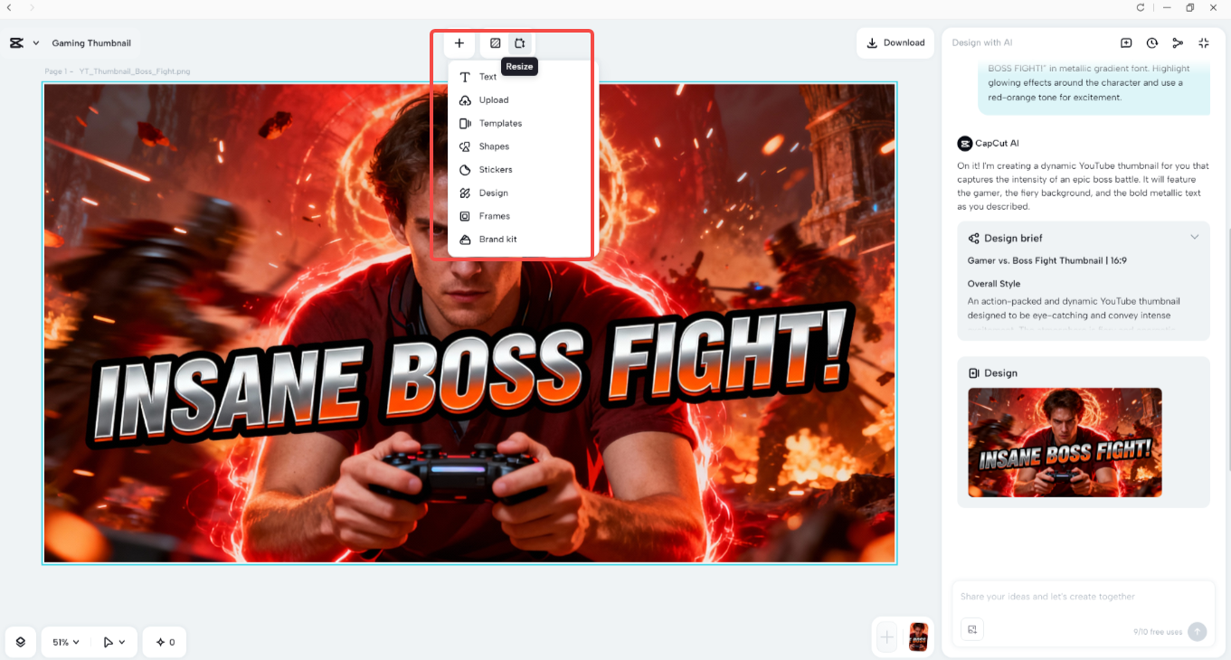 Polish your thumbnail