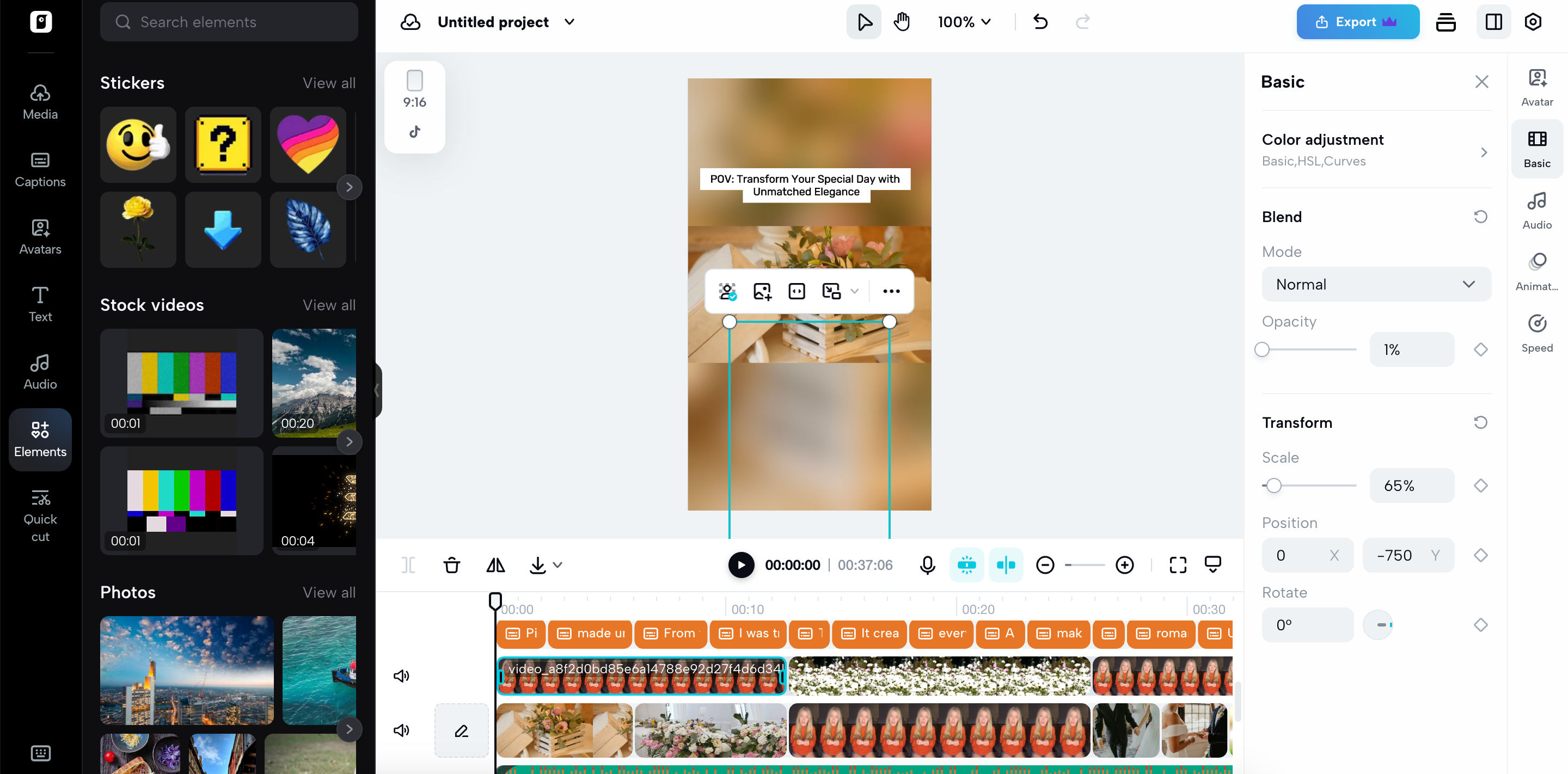Edit and refine your video