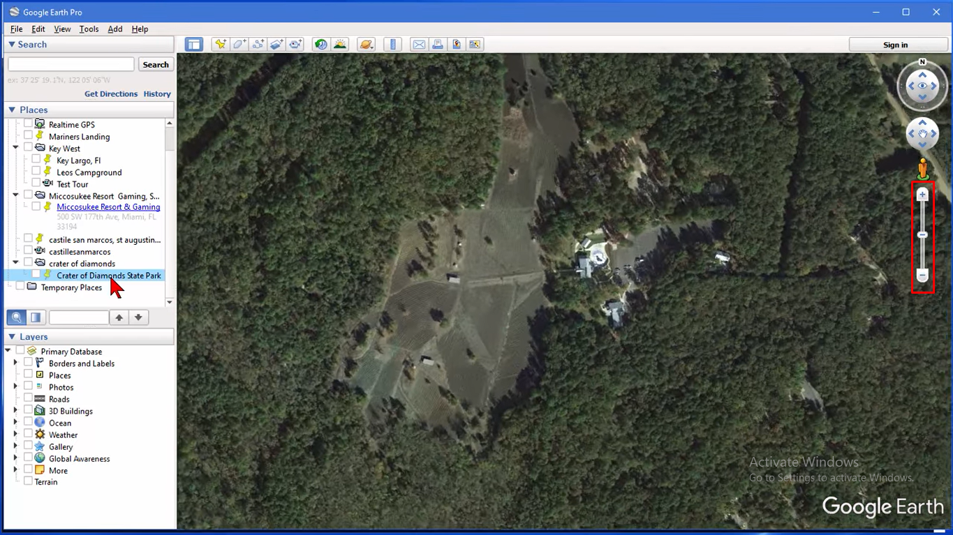 Adjusting the effect in Google Maps Zoom video