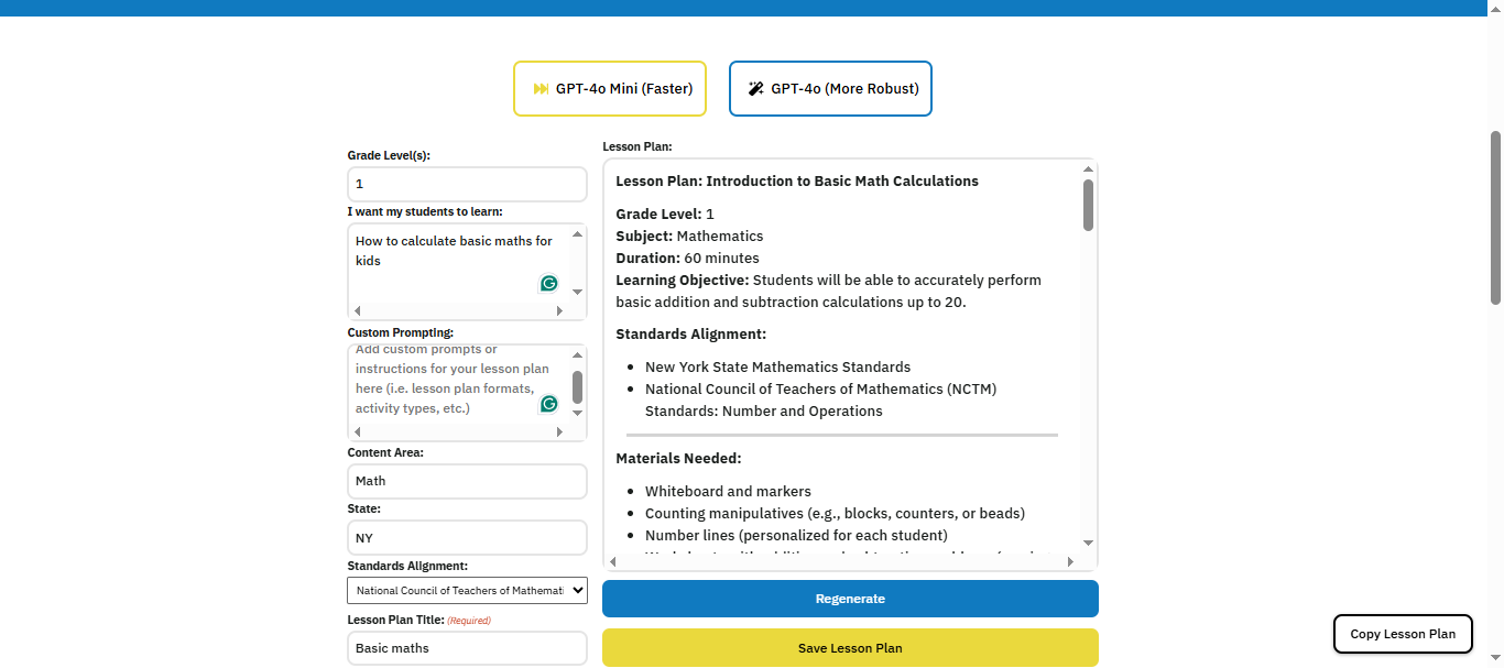 lesson plan maker free