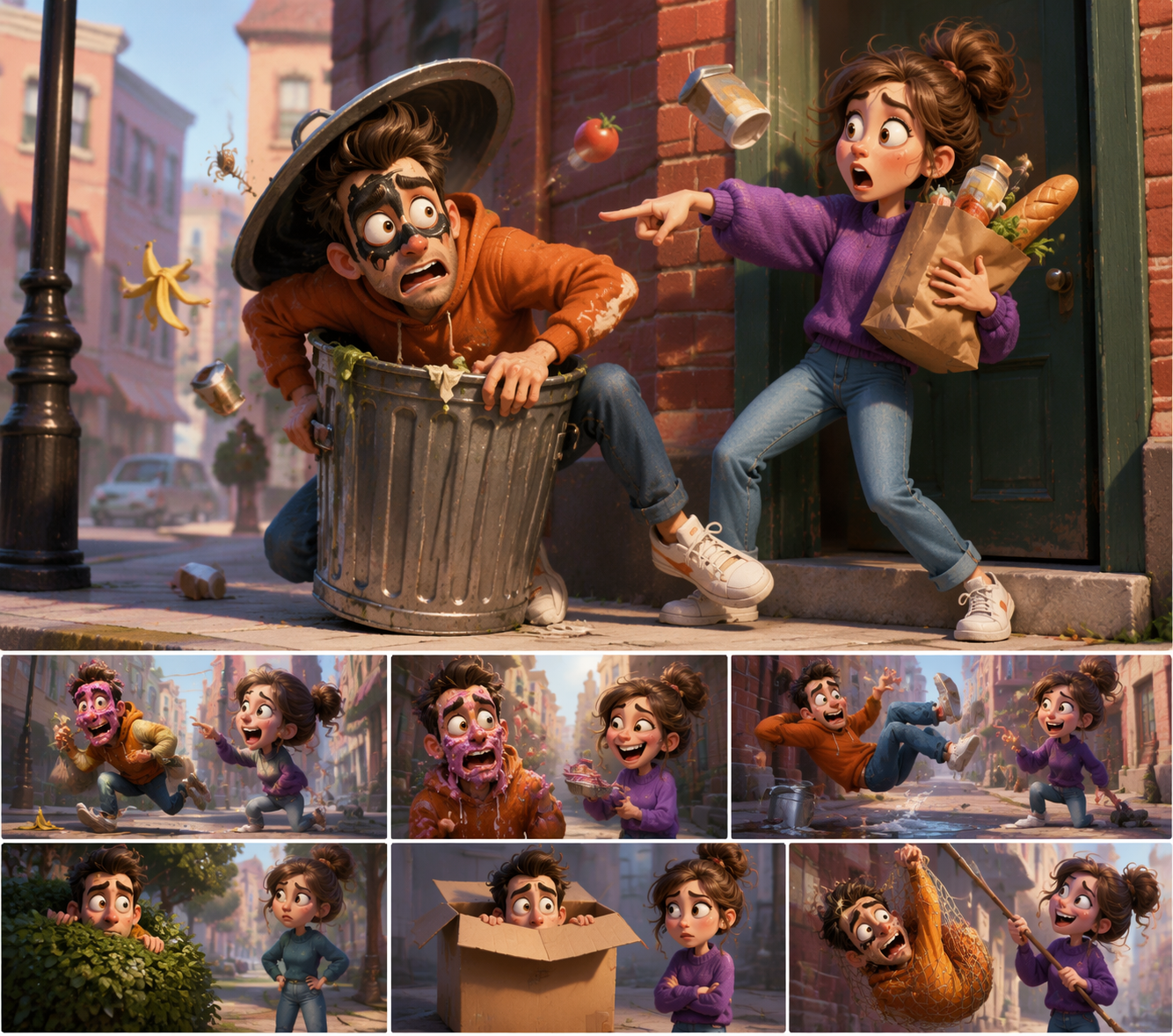 Dreamina Motu Patlu caught funny AI video prompt AI video hero image